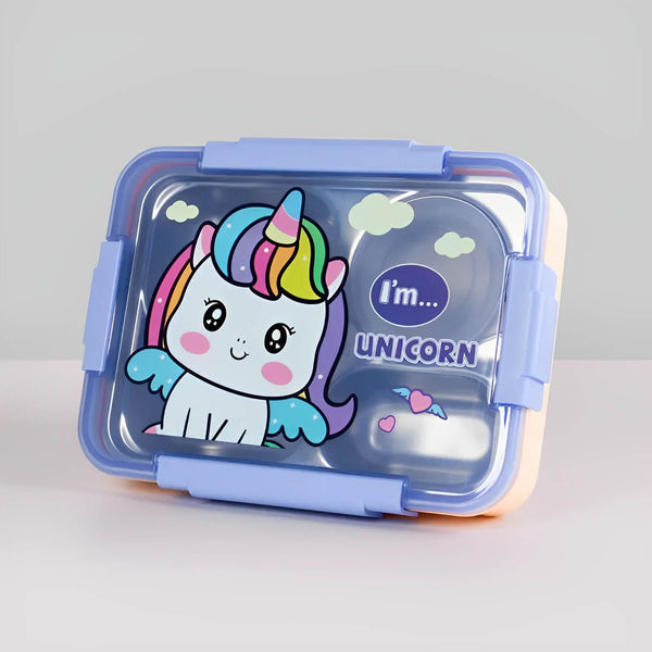 Unicorn/Dino Insulated Steel Lunch Box – Microwave safe