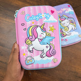 Cute Unicorn Hard Pouch Case
