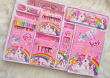 Unicorn Stationery Kit 9 items - Safe packing