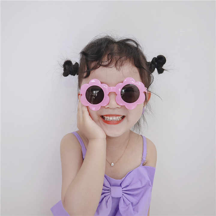 Pink Flower Sunglasses