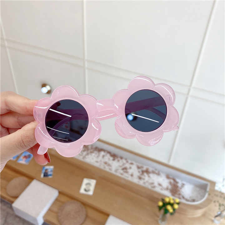 Pink Flower Sunglasses