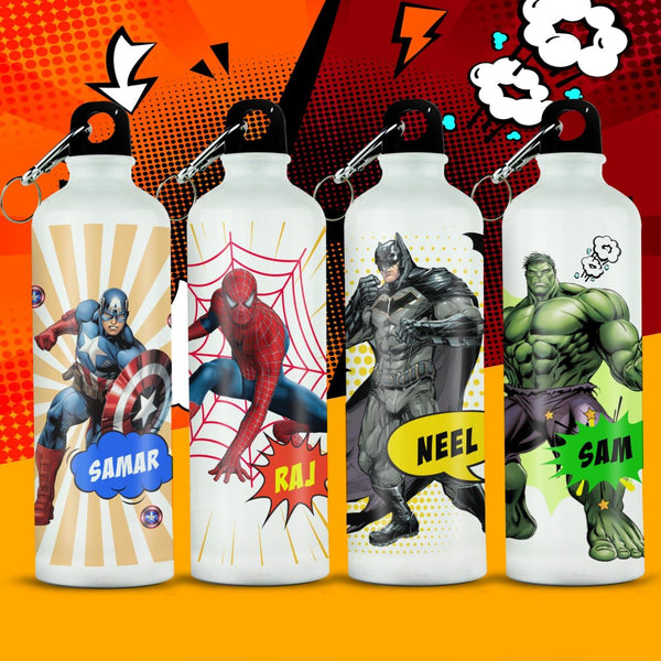 Super Hero’s Personalised Water Bottle