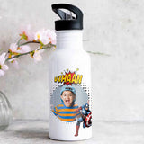 Personalized photo steel sipper