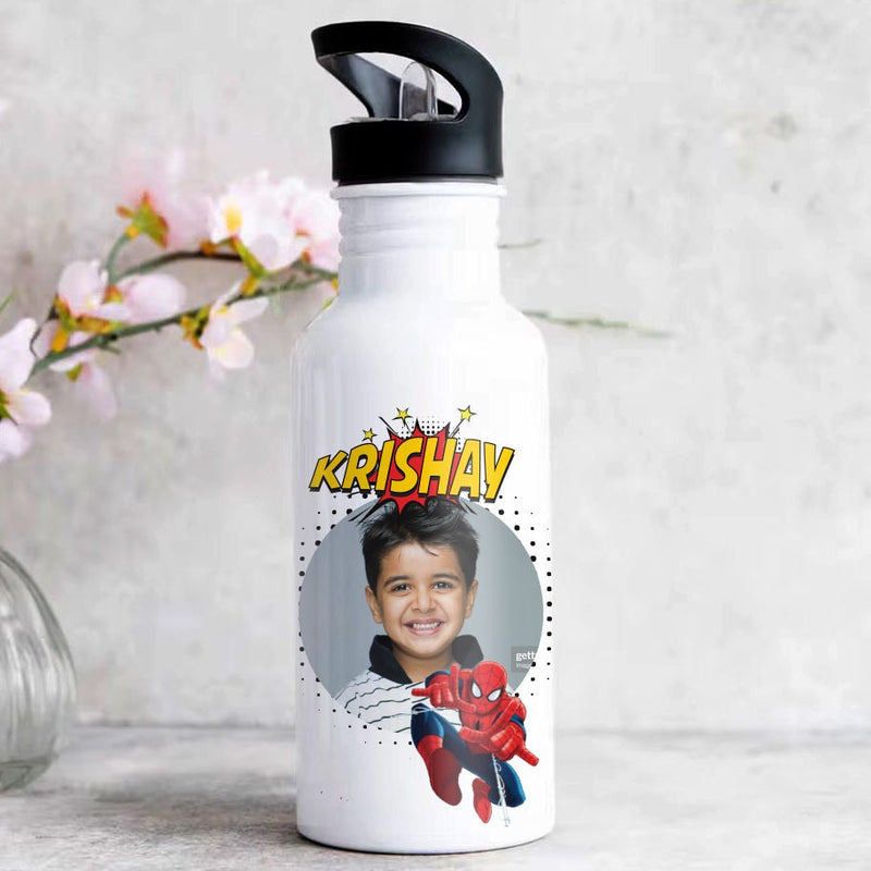 Personalized photo steel sipper