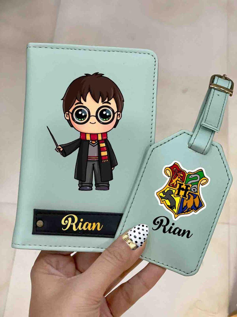 Personalised Passport Cover with Tag