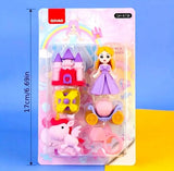 Cute Princess & Unicorn Eraser Set