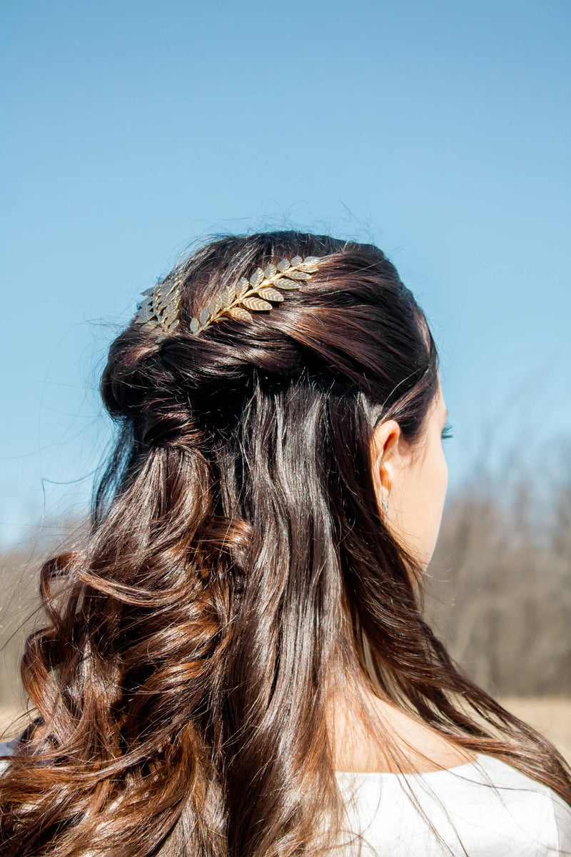 Leaf Hair Brooch