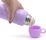Insulated 2in1 Unicorn Water Bottle - Purple