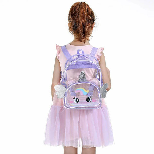 Unicorn Transparent Picnic Backpack