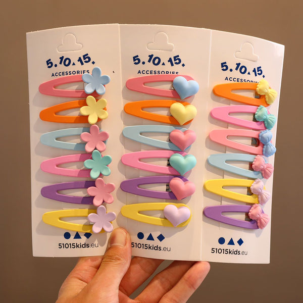 Cute Colorful Candy Clips – Set of 6