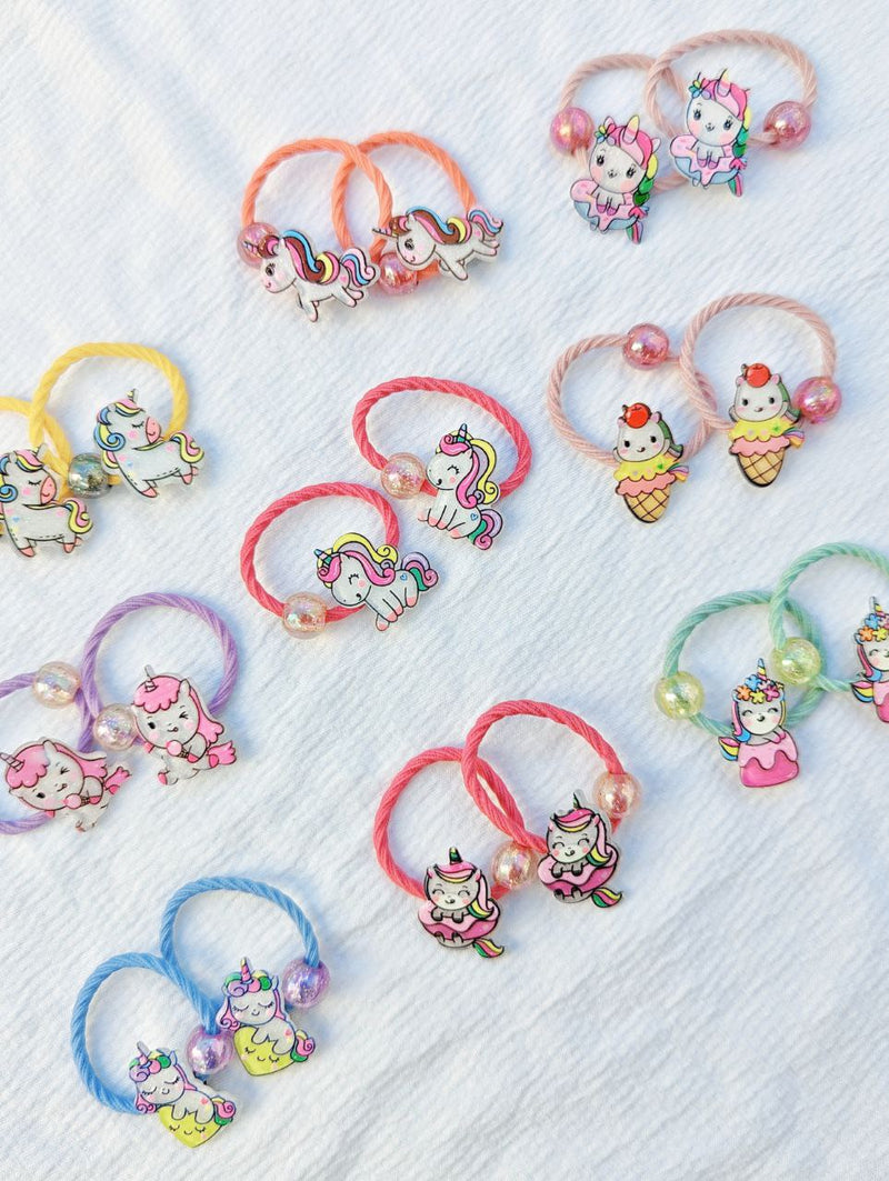 Unicorn Hair Ties