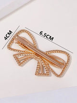 Pearl Bow Hair Clip